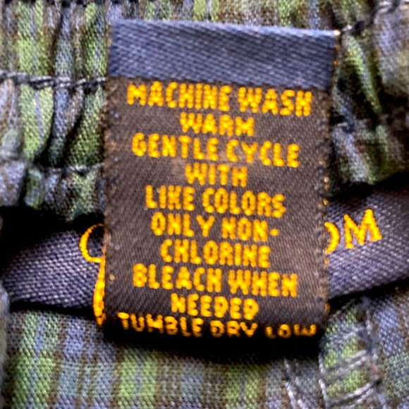 Small Plaid Lounge Pant - Navy & Green by Club Room - Picture 9 of 10